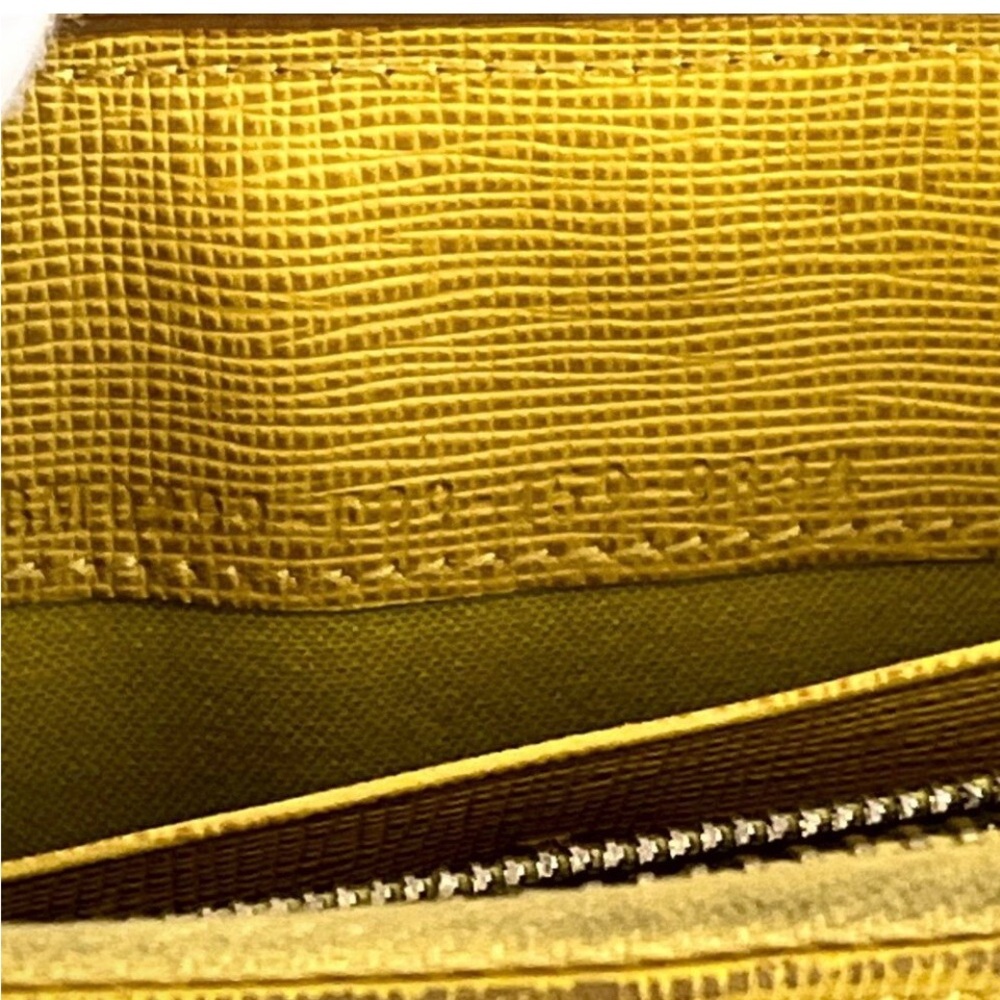 Fendi Mustard Yellow Zip Wallet - Picture 13 of 13
